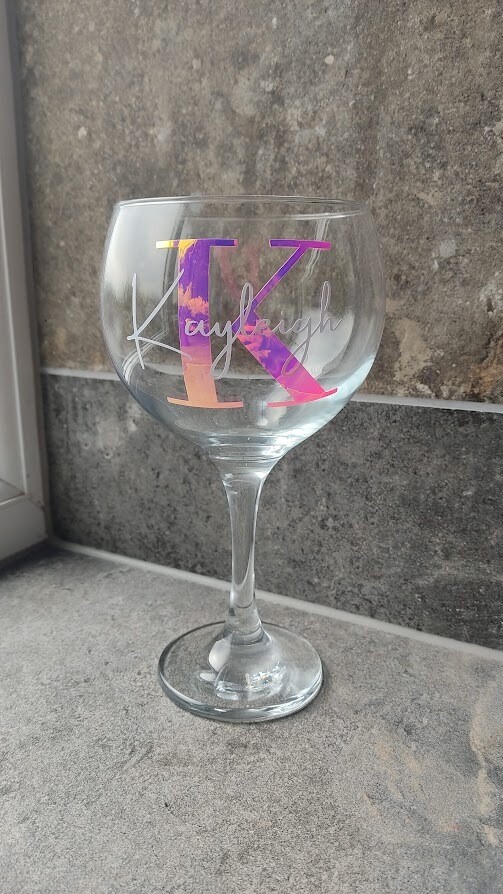 Personalised Gin Glass