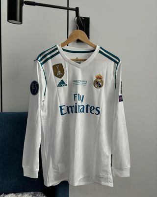 UEFA Champions League Final 2017/2018: Real Madrid shirt long Sleeves #Cristiano Ronaldo