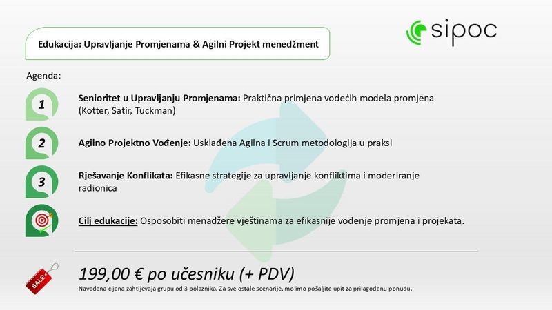 Upravljanje promjenama & Agilni Projekt menadžment Upravljanje promjenama & Agilni Projekt menadžment