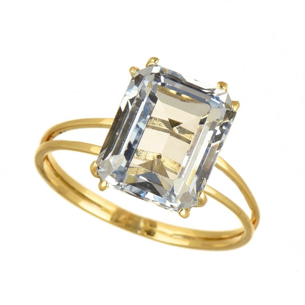 Topaz Double Strand Ring