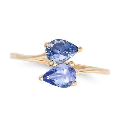 Tanzanite Ring in 10kt Yellow Gold