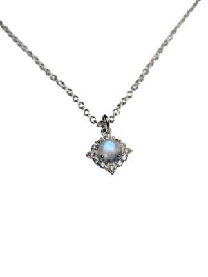 Moonstone & Silver Necklace