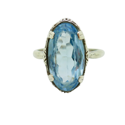 Art Nouveau Ring - 6.50 ct Spinel