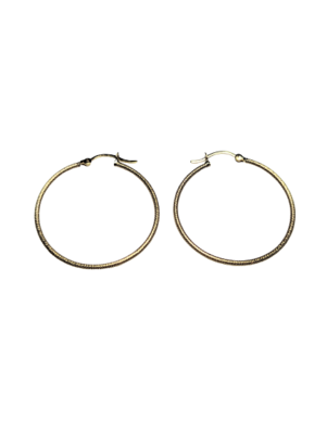 9kt Yellow Gold Hoop Earrings