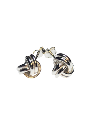 Sterling Silver Knot Earrings