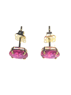 9kt Gold & Rose Stud Earrings