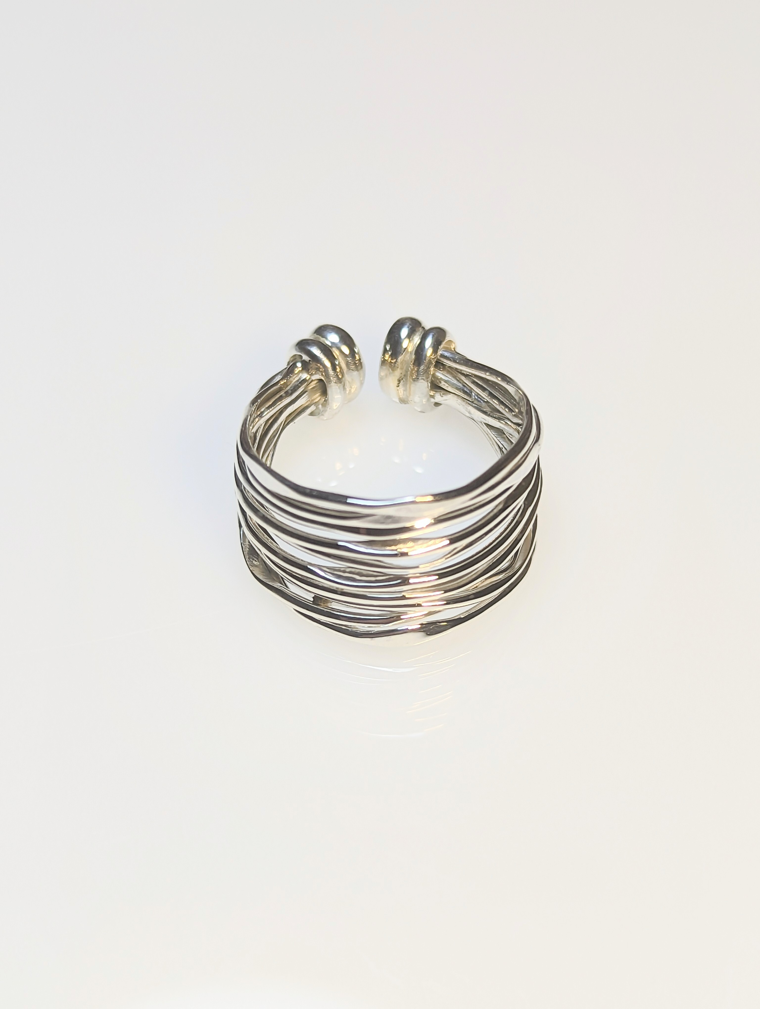 925 Silver Waves Ring