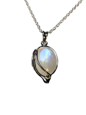 Fluid 925 Silver Moonstone Pendant