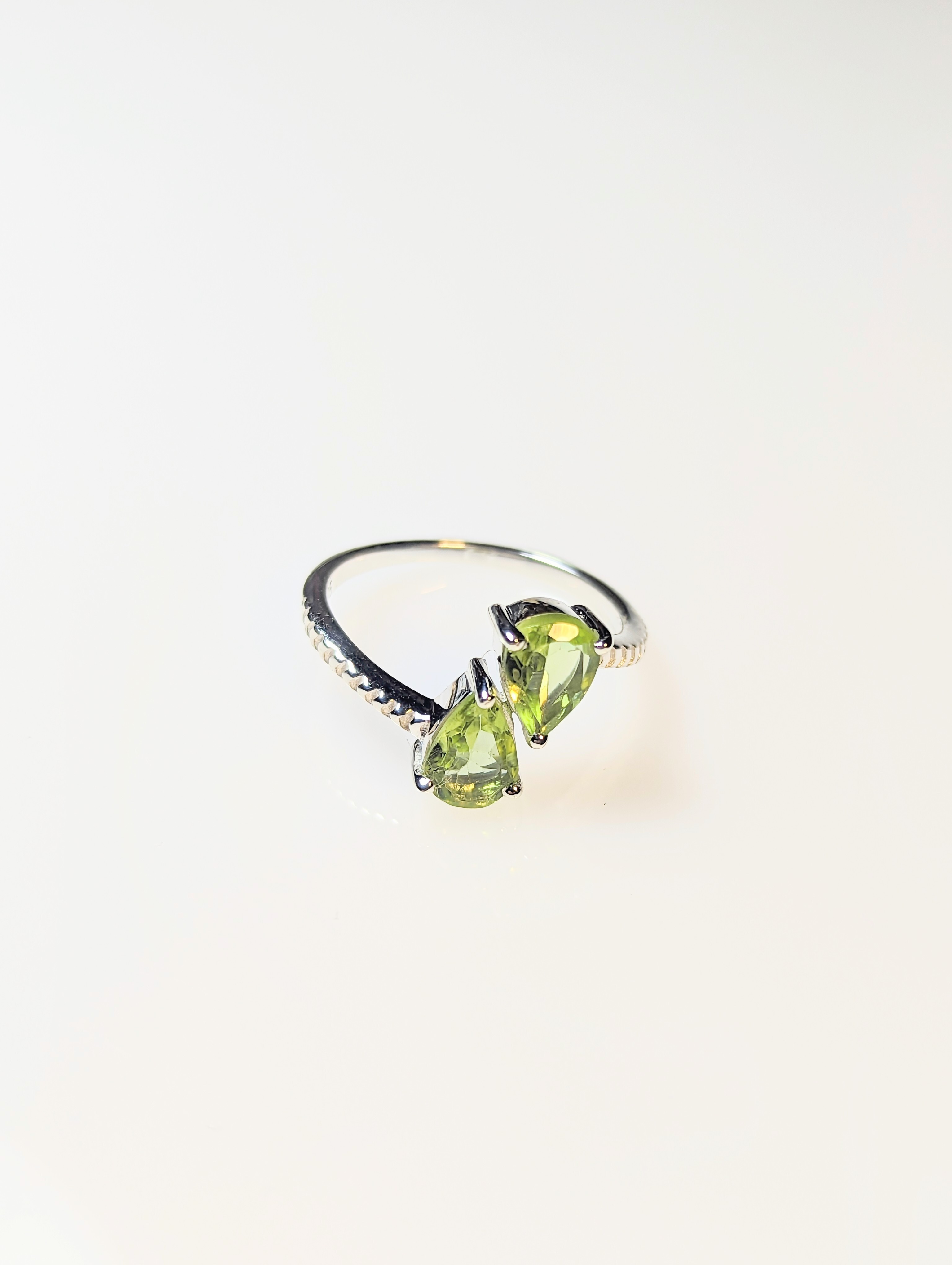 Sterling Silver & Peridot Ring