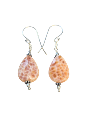 Mexican Agate Hook Earrings