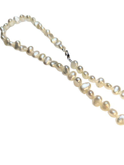Pearl & 925 Silver Necklace