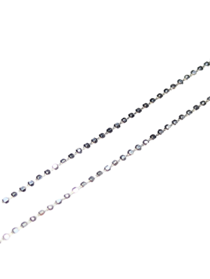 925 Silver Diamond Cut Ball Chain Necklace