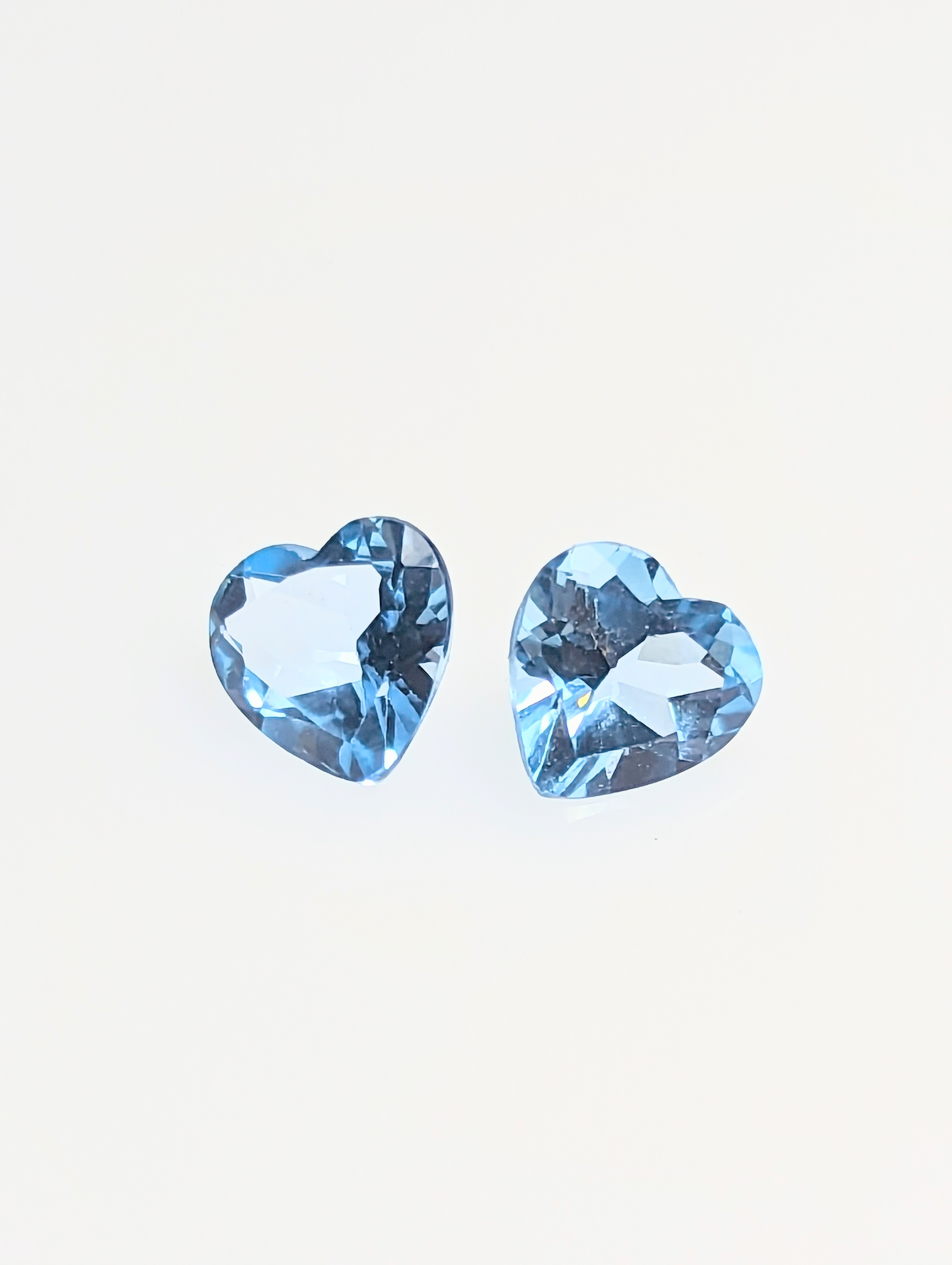 Sky Blue Topaz Heart