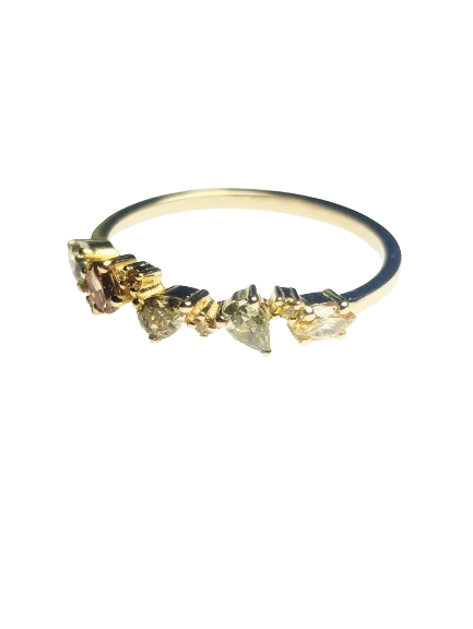 Mixed Diamond & Gold Ring