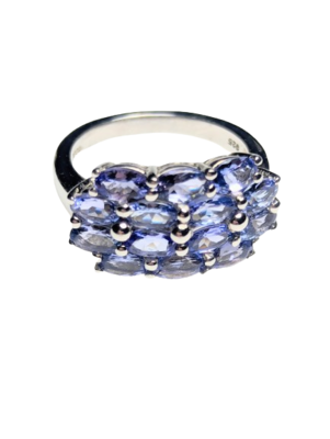Tanzanite & 925 Silver Dress Ring
