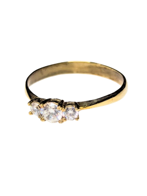 18kt Yellow Gold & Diamond Ring