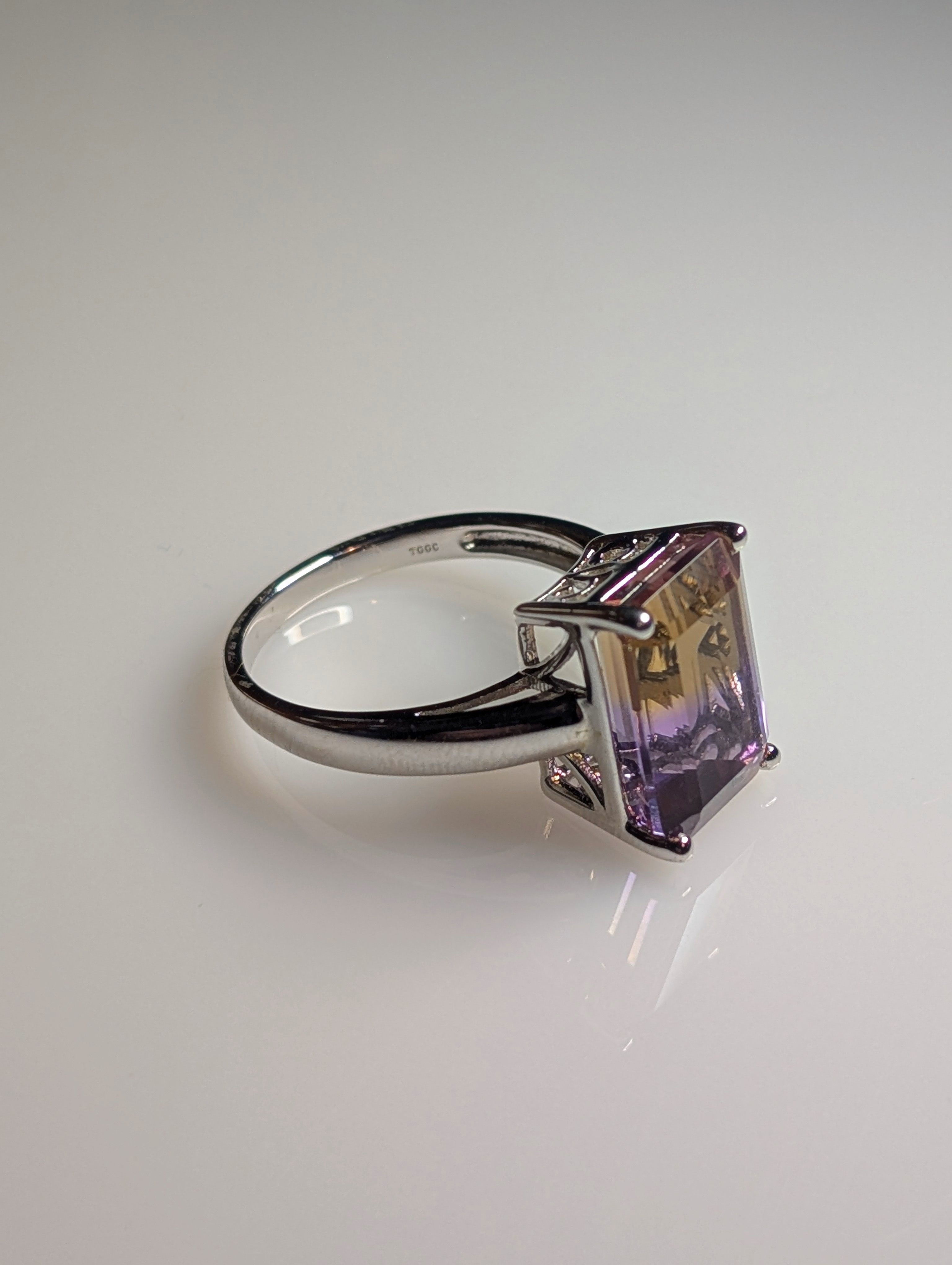 Sterling Silver & Ametrine Ring