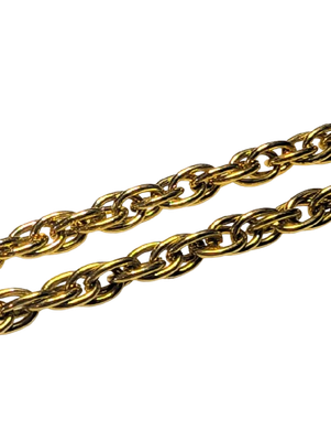Gold Rope Chain Necklace