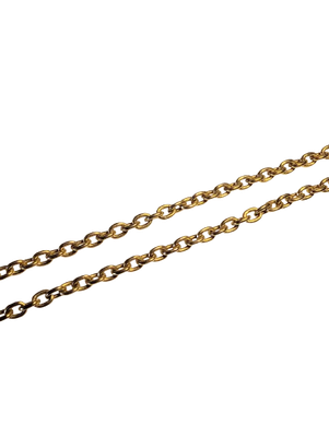 Gold Cable Chain Necklace