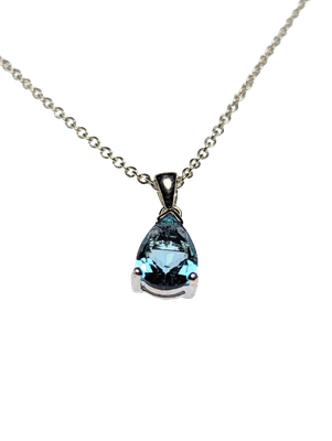 Aquamarine Pendant Necklace