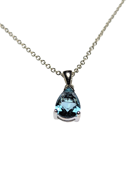 Aquamarine Pendant Necklace