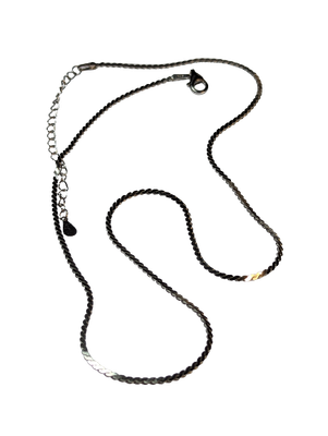 925 Silver Twisted Chain Necklace