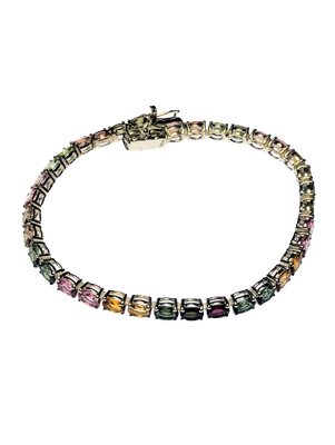 Rainbow Tourmaline Bracelet