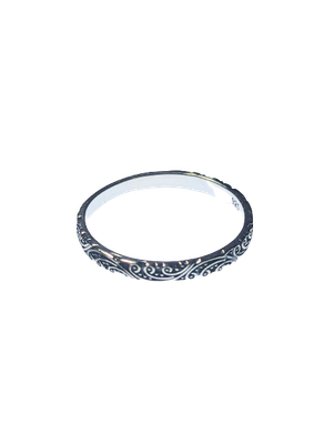 Flowing Silver Band Ring