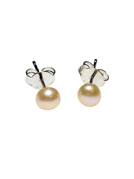 Freshwater Pearl Earrings in Sterling Silver