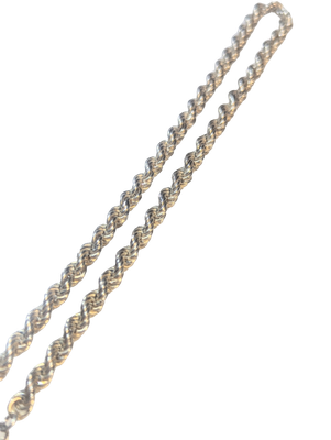 Twisted 925 Silver Chain Necklace