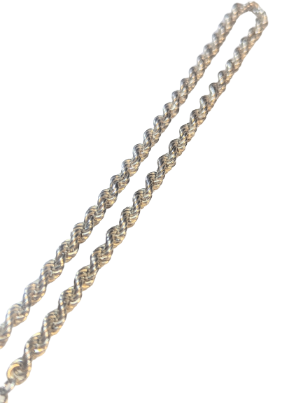 Twisted 925 Silver Chain Necklace