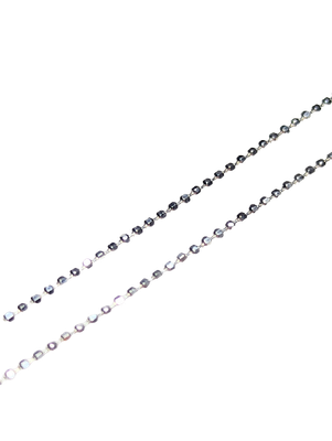 925 Silver Diamond Cut Ball Chain Necklace