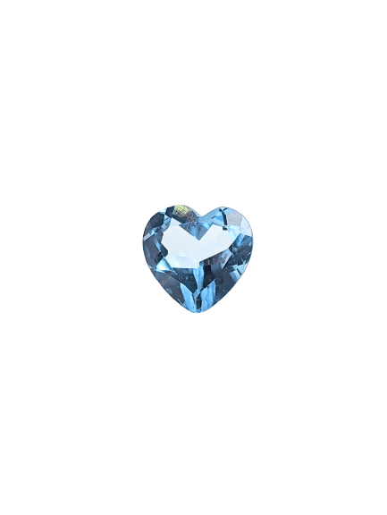 Sky Blue Topaz Heart