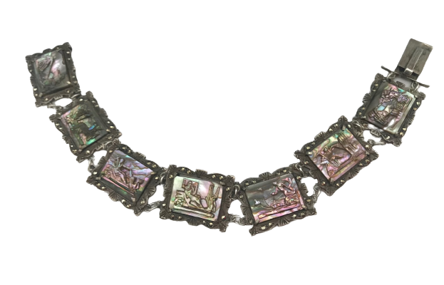 925 Silver & Mother Of Pearl Bracelet