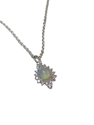 Sterling Silver Drop Necklace