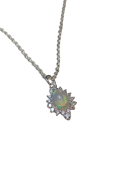 Sterling Silver Drop Necklace