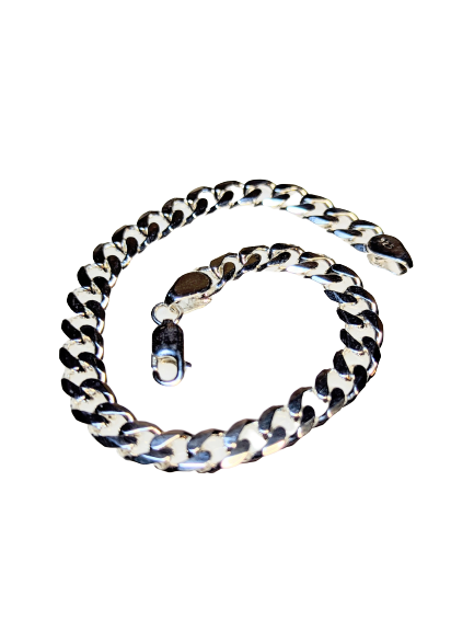 925 Silver Curb Chain Bracelet