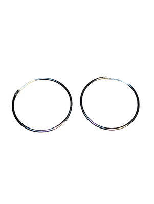 Sterling Silver Hinged Hoop Earrings