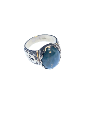 925 Silver & Chrysocolla Ring