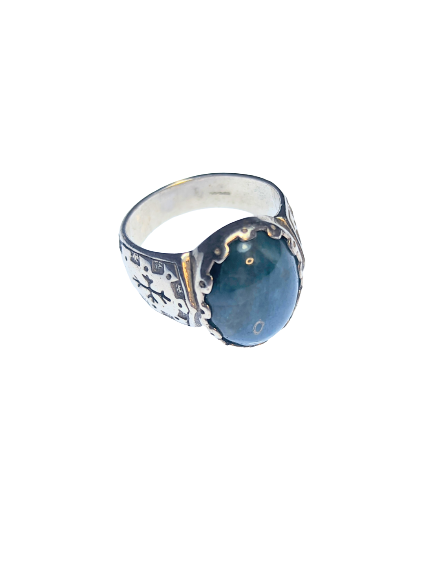 925 Silver & Chrysocolla Ring