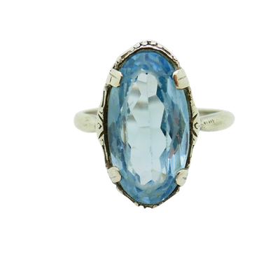 Art Nouveau Ring - 6.50 ct Spinel