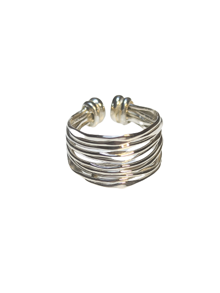 925 Silver Waves Ring