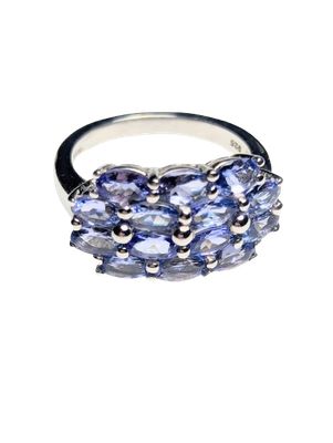 Tanzanite & 925 Silver Dress Ring