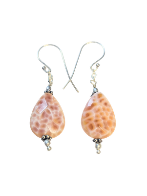 Mexican Agate Hook Earrings