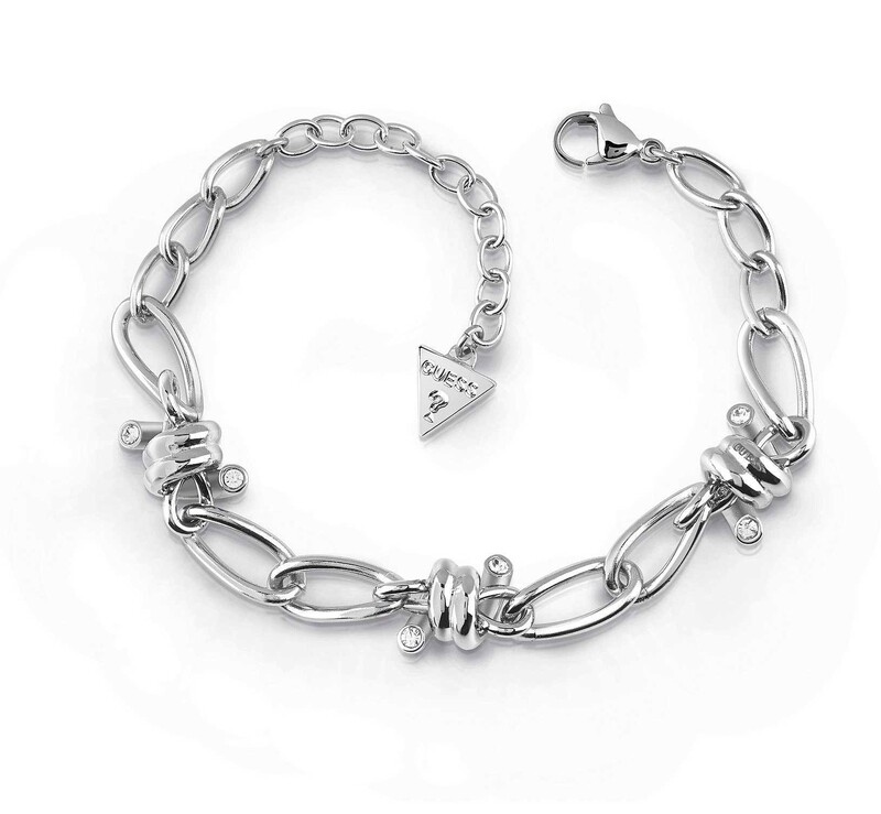 Bracciale Lady Guess Love Wire UBB29021 - Acciaio e Cristalli