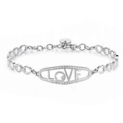 Bracciale Donna Love Brosway Chakra BHK339 - Acciaio - Cristalli