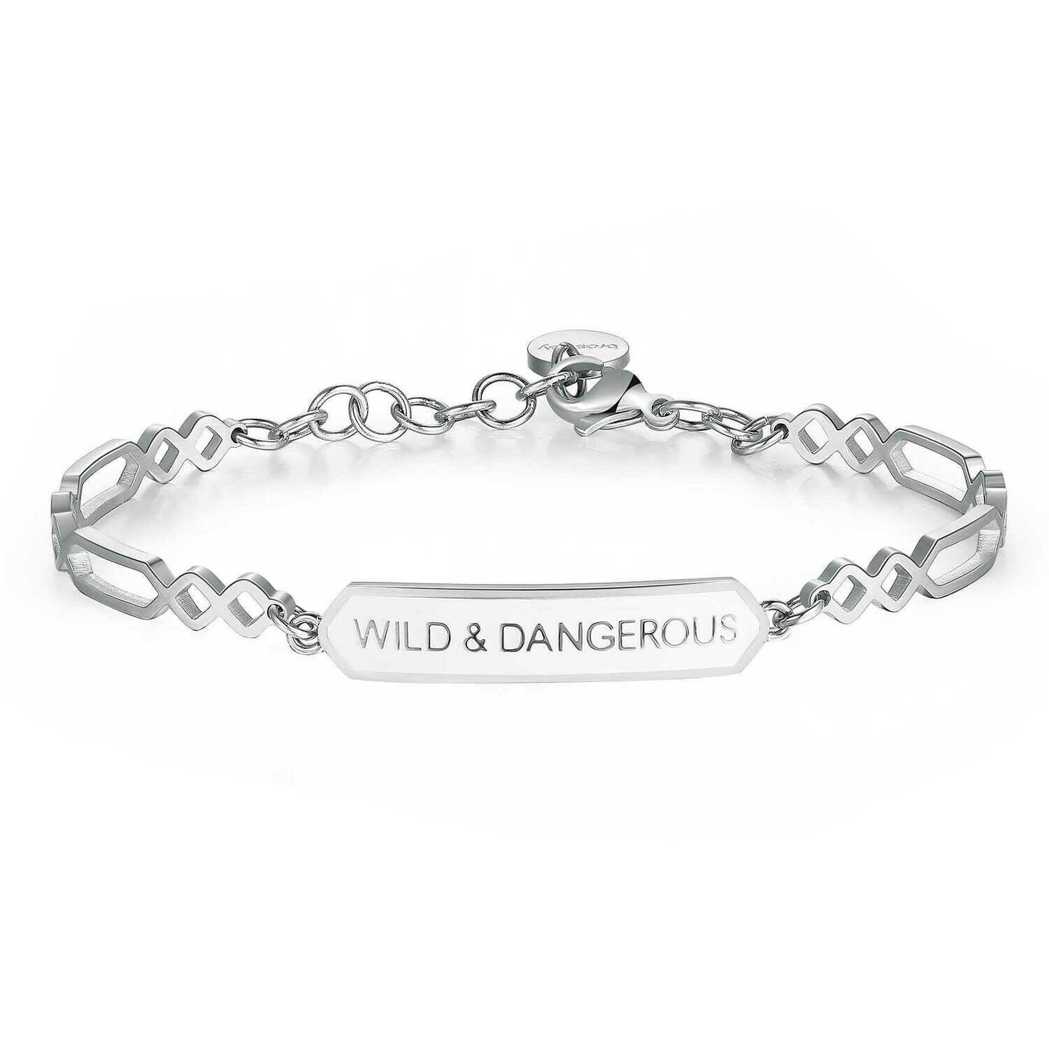 Bracciale Donna Brosway Chakra BHK342 - Acciaio - Smalto Bianco