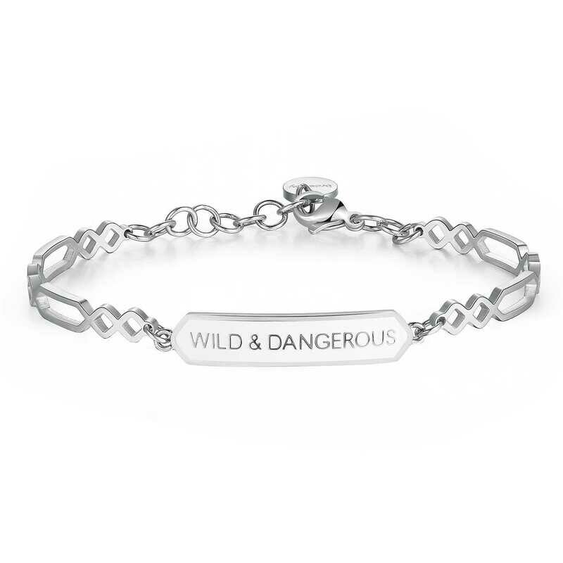 Bracciale Donna Brosway Chakra BHK342 - Acciaio - Smalto Bianco