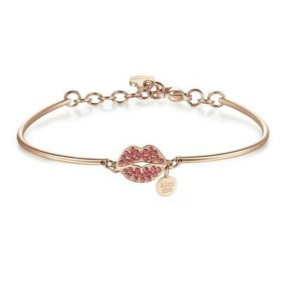 Bracciale Donna Brosway Chakra BHK353 - Acciaio PVD Oro Rosa - Cristalli