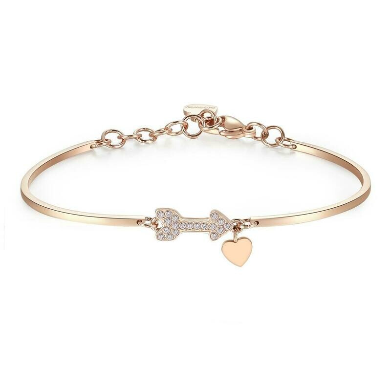 Bracciale Donna Brosway Chakra BHK357 - Acciaio PVD Oro Rosa - Cristalli